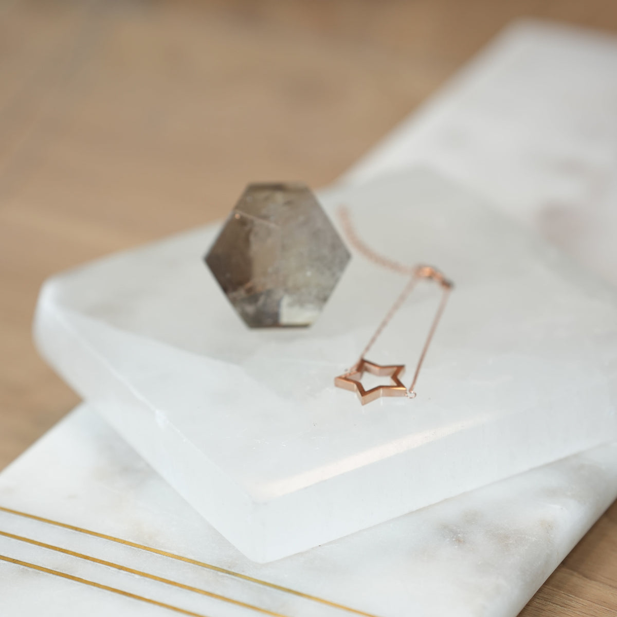 rose gold star bracelet 